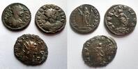 Rom Antoniniane Lot. 3 x Ae-Antoniniane von Carus, Probus und Gallienus -