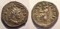 Rom Antoninian Silber-Antoninian von Philippus I., geprägt in Rom Rs. Roma n. l. sitzend -