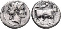 Greek - Campania AR Nomos / Didrachm c. 300-275 BC - Neapolis - aVF 250,00 EUR  + 8,00 EUR frais d'envoi
