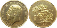 Great Britain 5 Sovereign 1911 George V PF 62 12222,72 EUR  + 34,43 EUR frais d'envoi