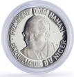 Niger 1000 francs Independence Hamani History Politics proof silver coin 1960 FB