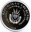Burundi 25 francs African Big Five Lion Animals Fauna colored silver coin 2019 FB