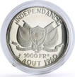 Niger 1000 francs President Hamani Independence TRIAL ESSAI silver coin 1960 FB