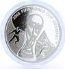 Georgia 1 lari Georgia 1 lari Football World Cup in Germany Trophey proof silver coin 2004 -