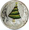 Tuvalu 1 dollar Tuvalu 1 dollar Merry Christmas Happy New Year Christmas Tree silver coin 2008 -