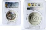 Saharawi Republic 1000 pesetas Saharawi 1000 pesetas Red Cross Henri Dunant PR68 PCGS CuNi coin 1997 -