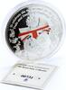 Ghana 1 cedi Ghana 1 cedi The Royal Baby Union Jack Cradle colored silverplated Cu coin 2013 -