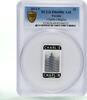 Tuvalu 1 dollar Tuvalu 1 dollar 100th Birth Charlie Chaplin PR69 PCGS hologram silver coin 2014 -
