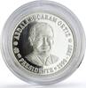 Ecuador 1000 sucres Ecuador 1000 sucres 49th President Abdala Bucaram Ortiz Politics Ag coin 2020 -