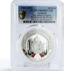 Andorra 10 diners Andorra 10 diners World of Wonders Taj Mahal Palace PR69 PCGS silver coin 2009 -