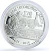 Samoa 5 dollars Samoa 5 dollars Trains Railways Steam Locomotive Beuth proof silver coin 2014 -