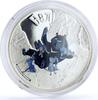 Cook Islands 5 dollars Cook Islands 5 dollars Soviet Cartoons Maugli Mowgli Baloo Bear silver coin 2011 -