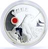 Cook Islands 5 dollars Cook Islands 5 dollars Soviet Cartoons Umka Polar Bear colored silver coin 2011 -