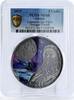 Ghana 5 cedis Ghana 5 cedis Leonardo Da Vinci Space Moon Meteorites MS68 PCGS silver coin 2019 -