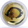 Congo 10 francs Congo 10 francs Wildlife Protection Yellow Butterfly Fish Fauna silver coin 2005 -