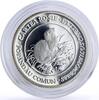Moldova 10 lei Moldova 10 lei Red Book Wildlife Conservation Gopher Fauna silver coin 2007 -