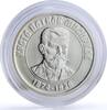 North Macedonia 100 denari Macedonia 100 denari Statehood Krste Petkov Politics proba silver coin 2003 -