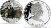 Cook Islands 20 dollars Cook Islands 20 dollars Viktor Vasnetsov Art Bogatyrs Missing Crystal proof silver coin 2010 -