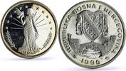 Bosnia and Herzegovina 14 ecus Bosnia and Herzegovina 14 ecus UN Peace Series Walking Europa silver coin 1995 -
