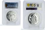 Bahamas 5 dollars Bahamas 5 dollars Regular Coinage Historical Map KM-106 PR69 PCGS Ag coin 1984 -