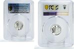 Trinidad and Tobago 25 cents Trinidad and Tobago 25 cents Independence 20th KM-45a PR70 PCGS silver coin 1982 -