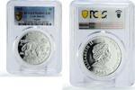 Cook Islands 5 dollars Cook Islands 5 dollars Conservation Wildlife Jaguar Fauna PR68 PCGS Ag coin 2002 -