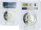Chad 1000 francs Chad 1000 francs African Wildlife Hippopotamus Fauna PR69 PCGS silver coin 2002 -
