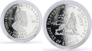 Ethiopia 5 dollars Ethiopia 5 dollars Emperor Menelik II Politics KM-50 proof silver coin 1972 -