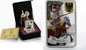 Benin 1000 francs Benin 1000 francs German Knight Rider on a Horse silver coin 2014 -