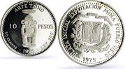 Dominican Republic 10 pesos 1975 Dominican Rep. 10 pesos Pueblo Viejo Mi... 113,34 EUR prix TTCenvoi gratuit