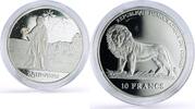 Democratic Republic of the Congo 10 francs Congo 10 francs Wise Men Biblical Magi Balthasar Camel proof silver coin ND 2005 -