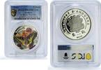 Andorra 5 diners Andorra 5 diners Wildlife Exotic Butterflies Fauna 3D PR69 PCGS silver coin 2013 -