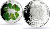 Congo 1000 francs Congo 1000 francs Lunar Calendar Year of the Lucky Goat colored silver coin 2015 -