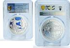 Andorra 10 diners Andorra 10 diners World Wonders Brazil Christ Redeemer PR69 PCGS Ag coin 2009 -