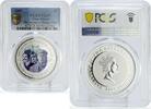 Cook Islands 2 dollars Cook Islands 2 dollars Sherlock Baskervilles Hound PL69 PCGS silver coin 2007 -