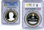 Abkhazia 10 apsars Abkhazia 10 apsars Politician President Sergey Bagaps PL68 PCGS silver coin 2019 -