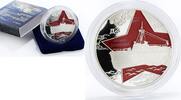 Cameroon 1000 francs Cameroon 1000 francs Weapon of Victory series D-3 Ship colored silver coin 2020 -