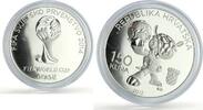 Croatia 150 kuna Croatia 150 kuna Football World Cup in Brazil Mascot Trophy silver coin 2013 -