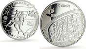 Georgia 20 lari Georgia 20 lari Beijing Olympic Games Stadium Runners proof silver coin 2008 -