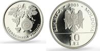 Moldova 10 lei Moldova 10 lei Folk Crafts Traditions Wine Holiday KM-25 proof NiBrass coin 2003 -
