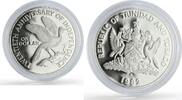 Trinidad and Tobago 1 dollar Trinidad and Tobago 1 dollar Independence Anniversary Cocrico Bird proof silver coin 1982 -