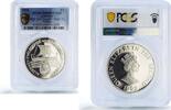 Alderney 2 pounds Alderney 2 pounds Queen's Reign Ship History Piefort PR69 PCGS silver coin 1992 -