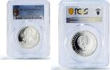 Belarus 10 roubles Belarus 10 roubles Mickiewicz Mitskevich Literature PR69 PCGS silver coin 1998 -