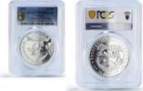 Belarus 20 roubles Belarus 20 roubles Liberation From Nazi Child Cranes PR70 PCGS silver coin 2009 -