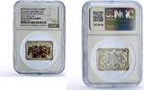 Andorra 5 diners Andorra 5 diners Feeding Multitude Christ Wonders Art PF69 NGC silver coin 2012 -