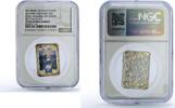 Andorra 5 diners Andorra 5 diners Walking on Water Christ Wonders Art PF68 NGC silver coin 2013 -