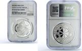 Belarus 20 roubles Belarus 20 roubles Legend Tortoise Turtle Folk Tales PF69 NGC silver coin 2010 -