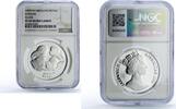 Gibraltar 1 royal Gibraltar 1 royal Four Cherubs Angels Faith Religion PF69 NGC silver coin 1999 -