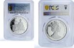 Gibraltar 1 crown Gibraltar 1 crown Aristotle Athens Mankind Culture PR69 PCGS silver coin 1997 -