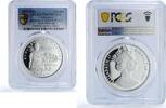 Gibraltar 1 crown Gibraltar 1 crown Caesar Invasion Britain Mankind PR69 PCGS silver coin 1997 -